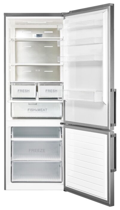 Холодильник Hyundai CC4553F нержавеющая сталь