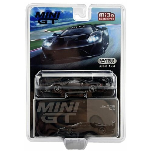 Модель коллекционная Mini GT 1:64 FORD GT GTLM TEST CAR BLACK