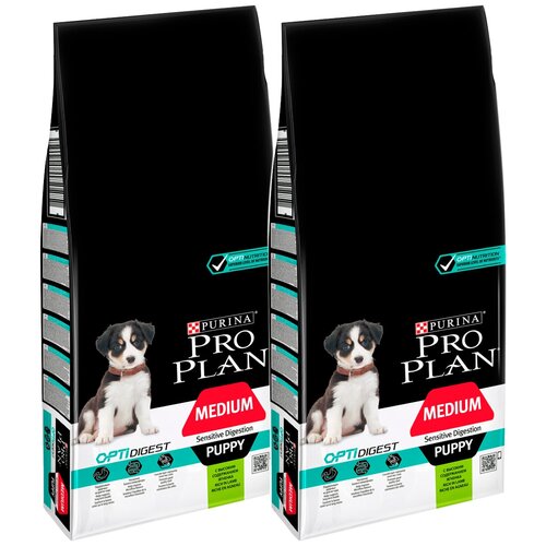 pro plan adult dog optidigest medium sensitive digestion для взрослых собак средних пород с чувствительным пищеварением ягненок рис 3 кг х 4 шт Сухой корм для собак Pro Plan 1 уп. х 2 шт. х 12 кг (для средних и крупных пород)