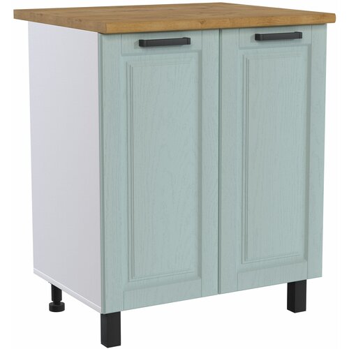 Палермо РС-80 800*440*830мм Шато Мята (Столешница Дуб Вотан)