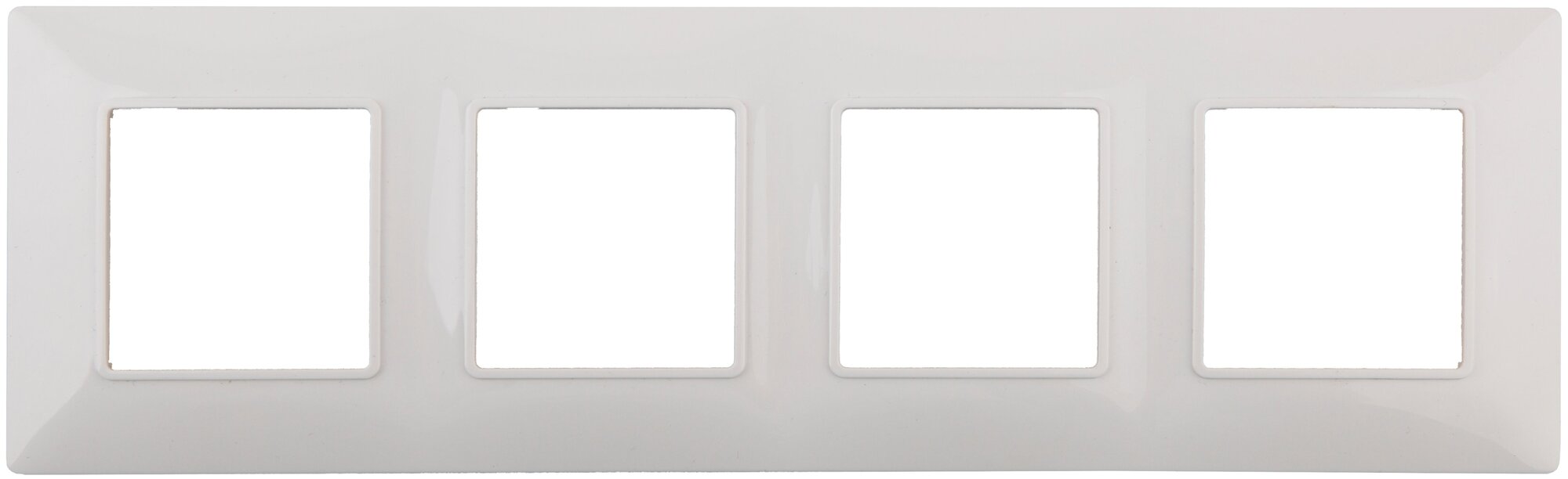 Рамка ЭРА Elegance 4м белая 14-5004-01, Б0034399