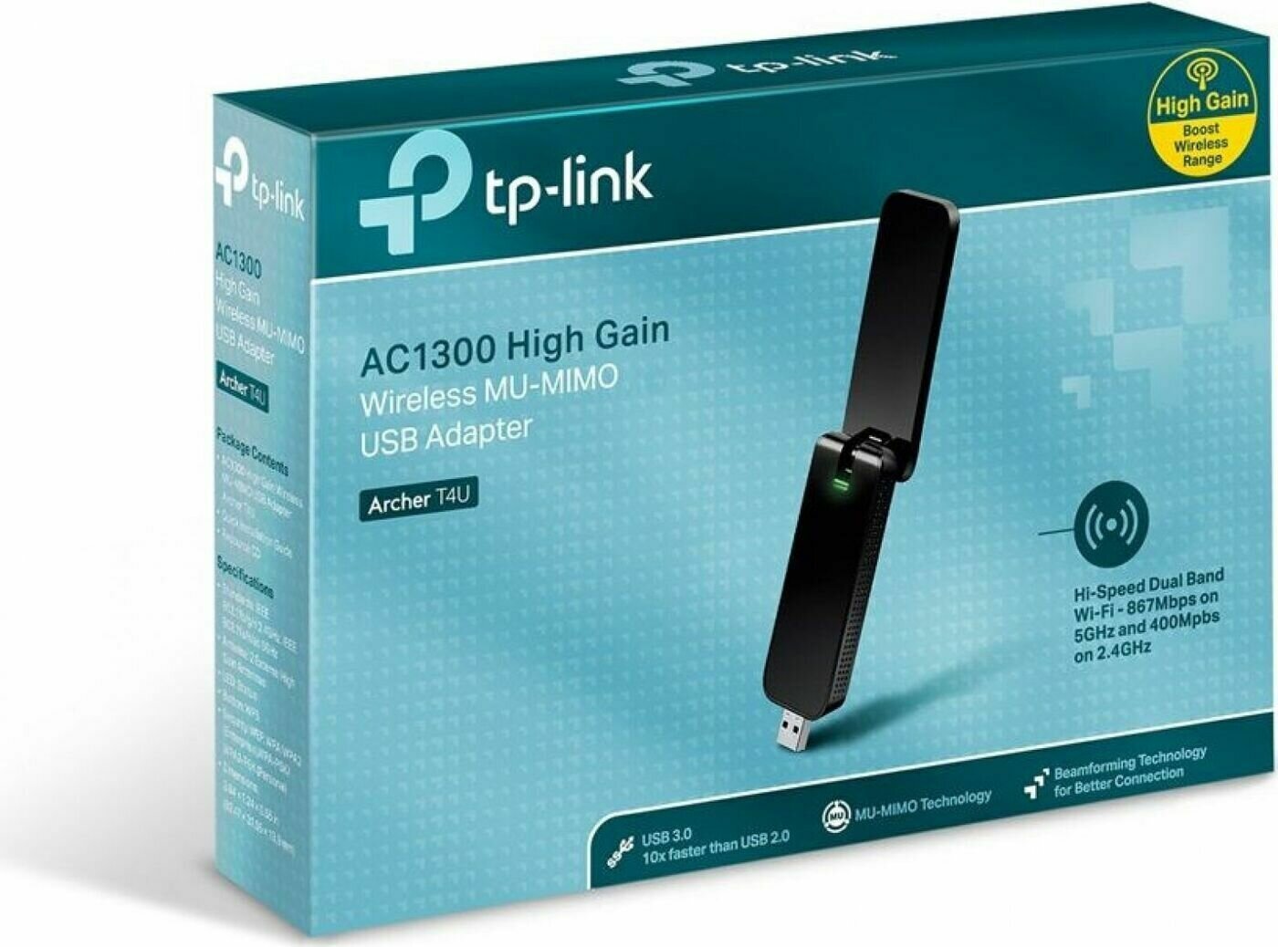 Приемник Wi-Fi TP-LINK Archer T4U TP-Link - фото №3