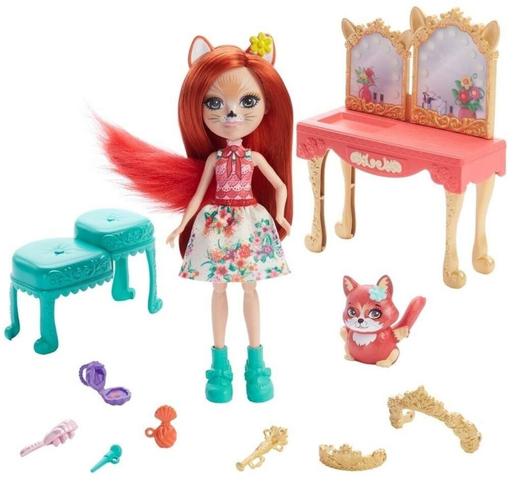 Enchantimals Mattel Сюжетный игровой набор GJX35/GYJ05 Туалетный столик