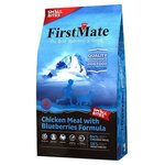 FirstMate Chicken Meal With Blueberries Small Bites сухой беззерновой корм для взрослых собак мелких пород с курицей и голубикой - 2,3 кг - изображение