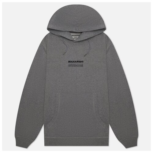 фото Толстовка maharishi, силуэт свободный, размер s, серый