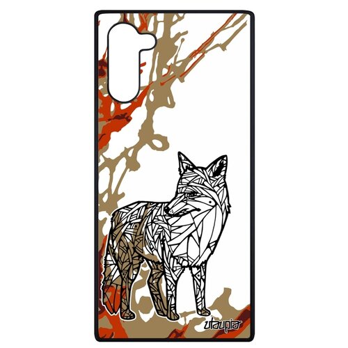 фото Чехол для мобильного galaxy note 10, "лиса" коварная тайга utaupia