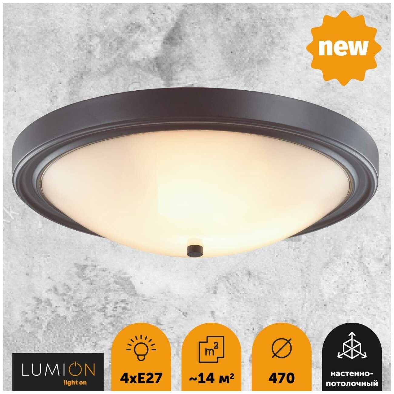 Настенно-потолочные светильники Lumion 5260/4C - фотография № 4