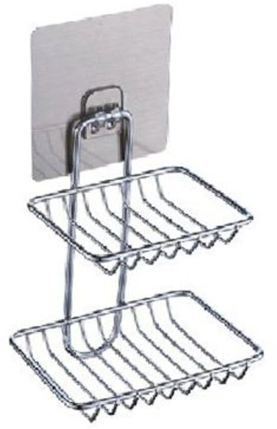 фото Полка для ванной на липучке