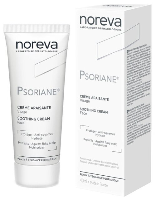 Успокаивающий увлажняющий крем для сухой кожи лица Noreva Psoriane Soothing Cream 40 мл
