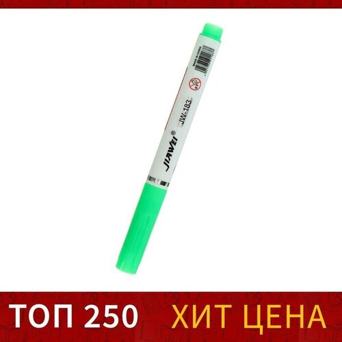 Маркер текстовыделитель, наконечник скошенный 4 мм, зелёный(6 шт.) маркер текстовыделитель наконечник скошенный 4 мм зелёный