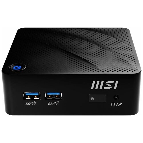 Неттоп MSI Cubi N JSL-068XRU, Intel Pentium Silver N6000, DDR4 8ГБ, 250ГБ(SSD), Intel UHD Graphics, noOS, черный [9s6-b0a111-088]