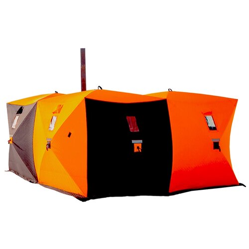 Палатка для рыбалки EX-PRO Winter 4, черный/оранжевый