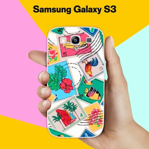 Силиконовый чехол на Samsung Galaxy S3 Узор 80 / для Самсунг Галакси С3 силиконовый чехол телец образ на samsung galaxy s3 самсунг галакси с 3