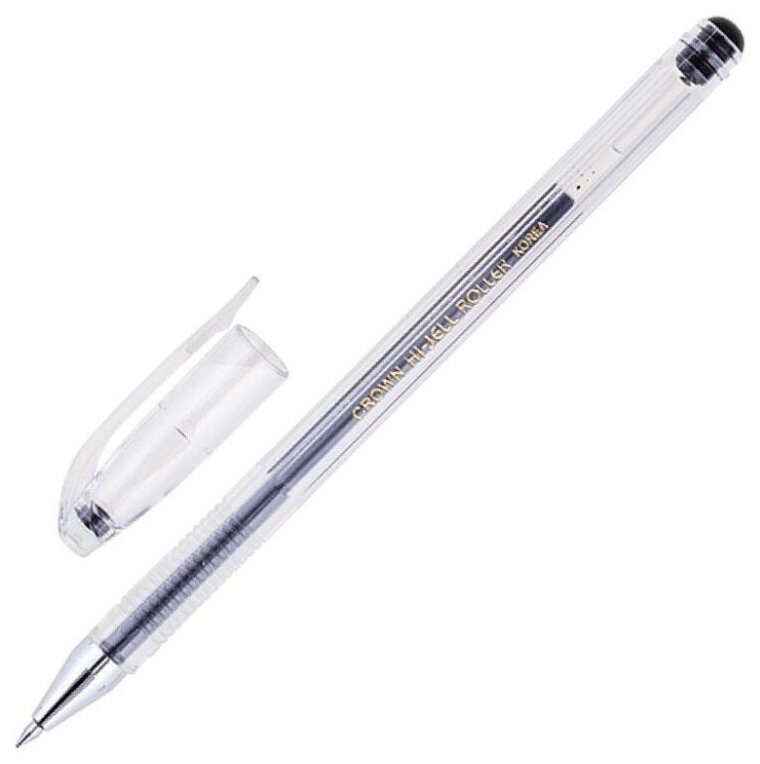 Crown Гелевая ручка HJR-500B черная 05 мм