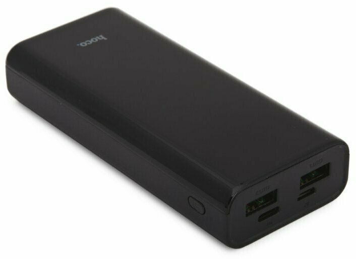 Внешний аккумулятор Hoco Power Bank J45 Elegant Shell 10000mAh Black - фото №12