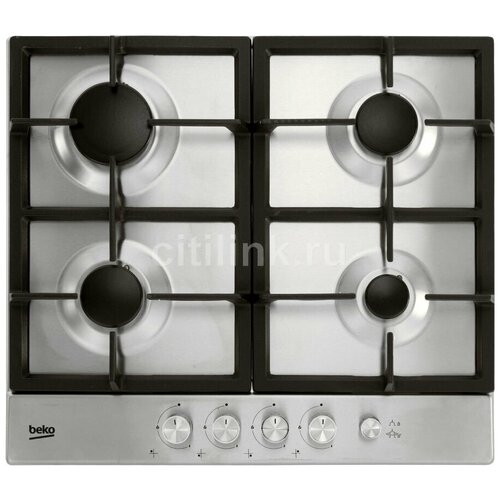 Газовая варочная панель Beko HIAG64235SX независимая нержавеющая сталь 3281700₽
