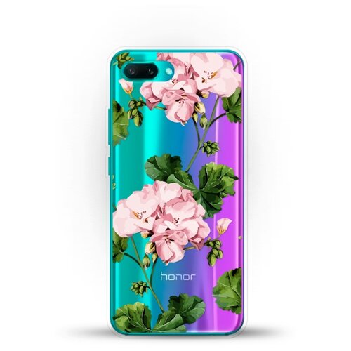фото Силиконовый чехол розовые цветы на honor 10 andy & paul
