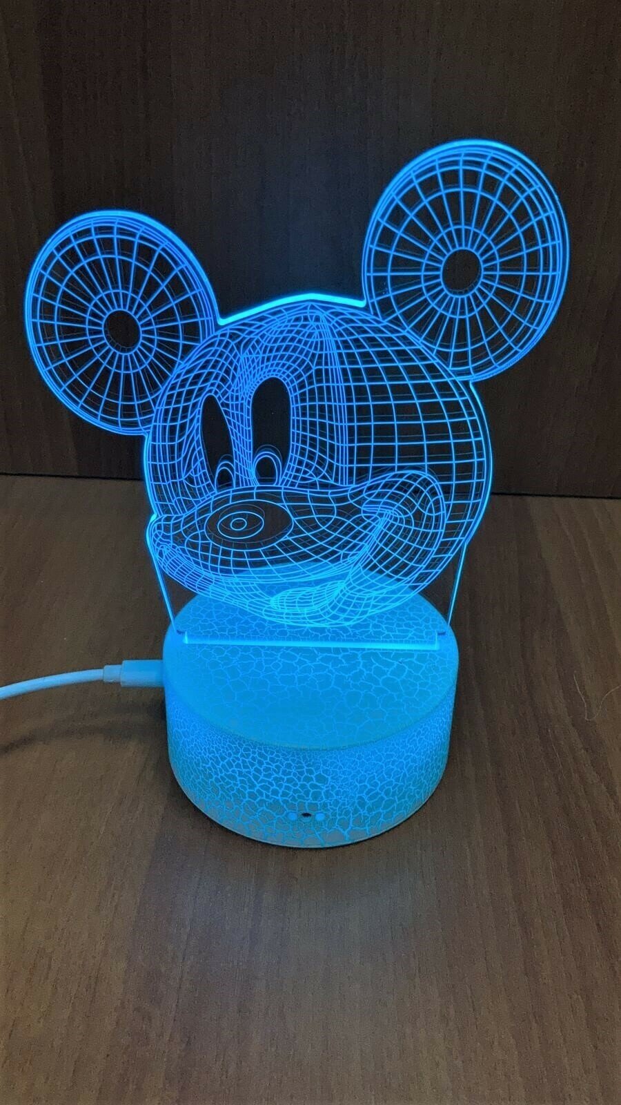 3D Светильник с пультом " Микки Маус " №90 - фотография № 7