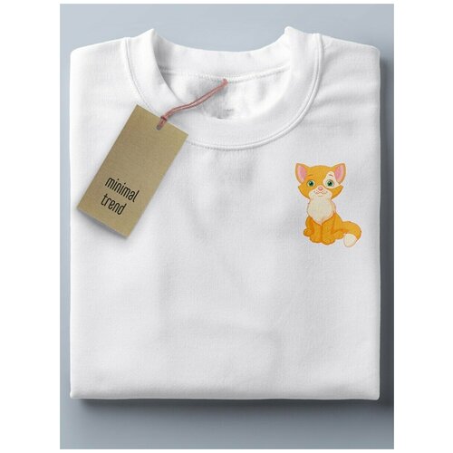 фото Футболка мужская белая, minimal trend, животные - 25270