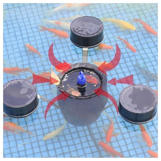 Скиммер для пруда, CSP 250 GRECH, для пруда 40 м2, плавающий, кабель 10 м, с насосом — фото 1