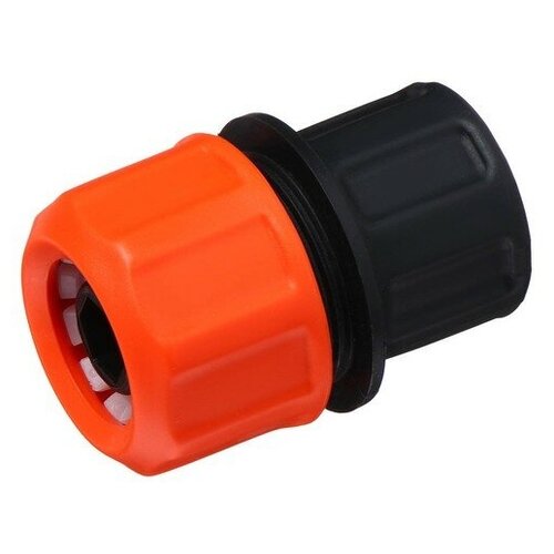 Коннектор, внутренняя резьба 1/2" (12 мм), цанговое соединение 1/2" (12 мм), пластик, «Жук»
