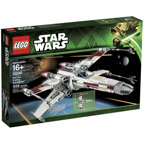 конструктор lego 75355 звёздный истребитель x wing LEGO Star Wars 10240 Истребитель X-wing, 1559 дет.