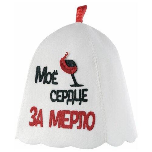 Шапка банная с аппликац.