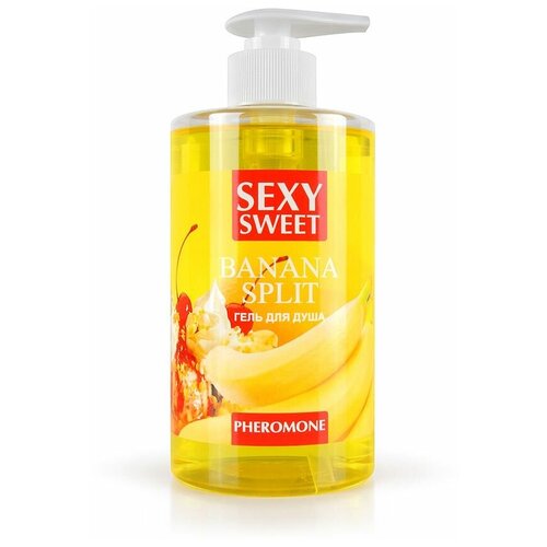 Биоритм Гель для душа Sexy Sweet Banana Split с ароматом банана и феромонами - 430 мл. (LB-16128)
