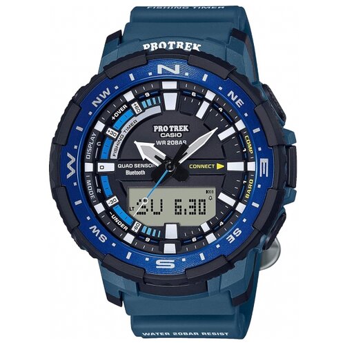 фото Наручные часы casio prt-b70-2, черный, серый