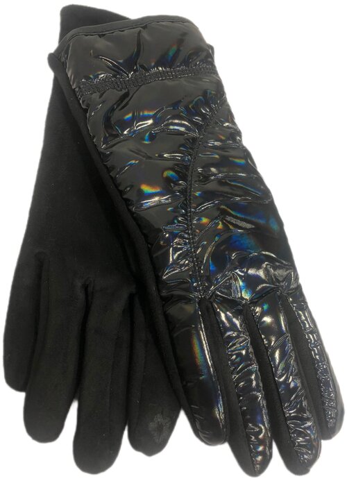 Перчатки , демисезон/зима, подкладка, размер 7-8, черный