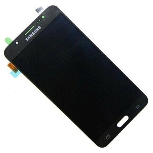 Дисплей для телефона Samsung J710F (J7 2016) в сборе с тачскрином Черный - (AMOLED, с регулировкой подсветки)