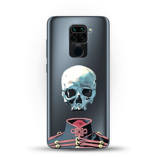 фото Силиконовый чехол череп на xiaomi redmi note 9 andy & paul