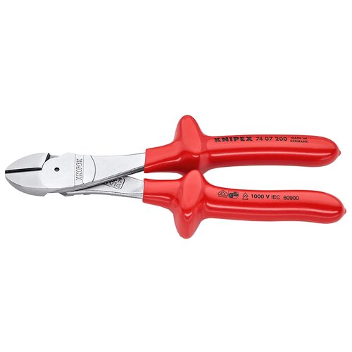 Бокорезы Knipex 74 07 200 200 мм красный/синий бокорезы knipex 74 21 200 200 мм красный