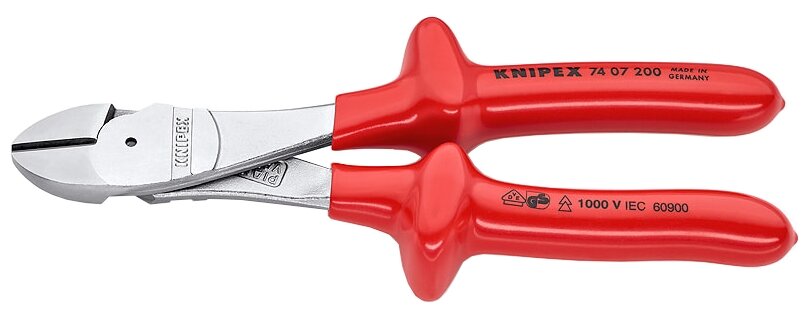 Бокорезы диэлектрические силовые KNIPEX 7407200 1000 V, 200 мм