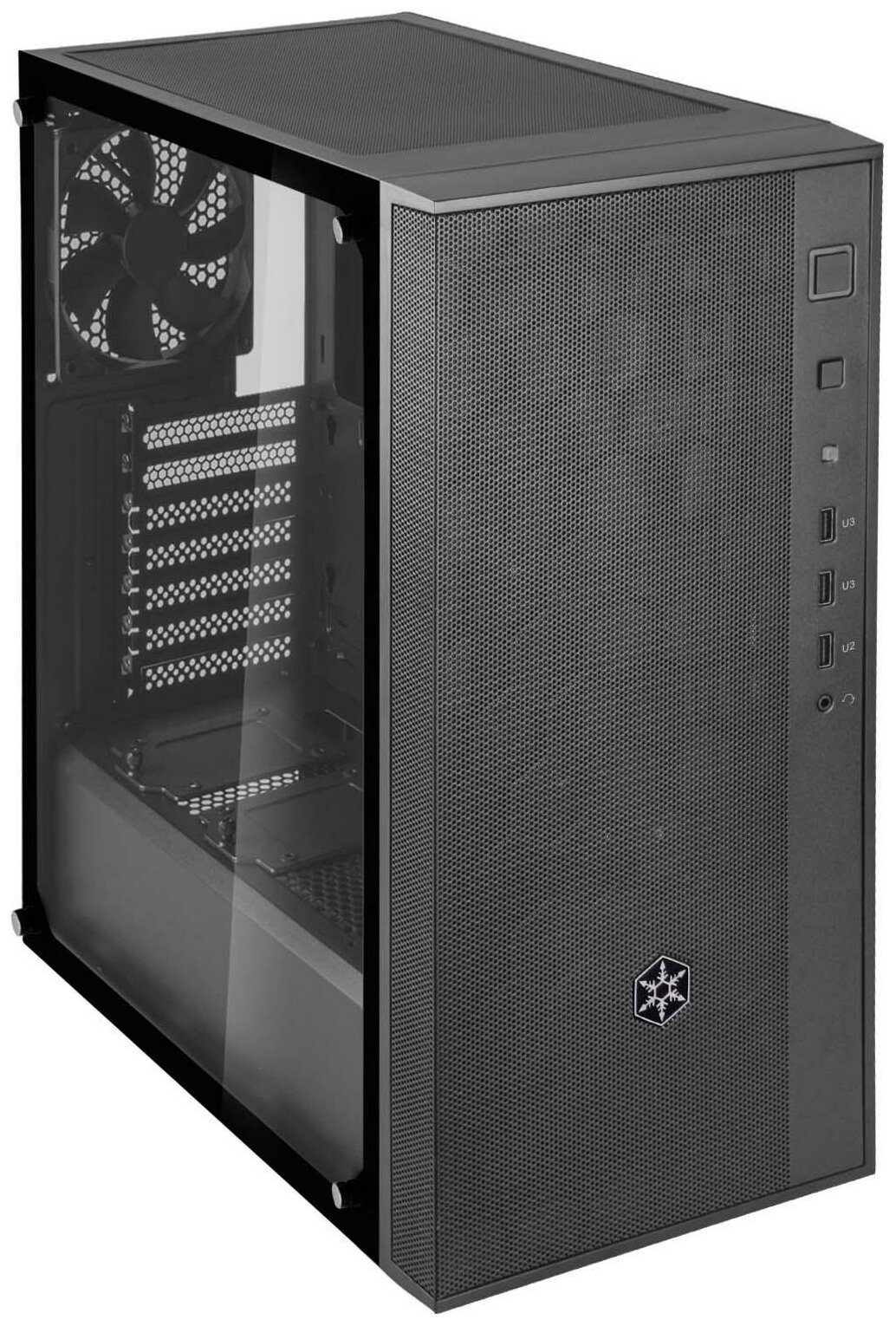 Корпус ATX SilverStone SST-FAR1W-G-V2 белый, без БП, боковая панель из закаленного стекла, 2*USB 3.0, USB 2.0, audio - фото №10