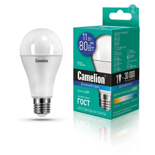 фото Лампа светодиодная Camelion E27, A60, 11Вт
