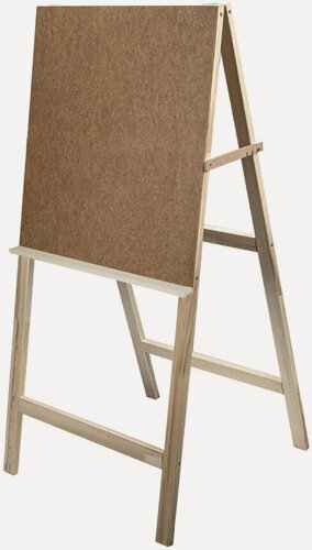 Изображение товара Мольберт напольный "Хлопушка", планшет 60x58 см, в собранном виде 58x120x5 см, BRAUBERG ART DEBUT, 192336, 192336