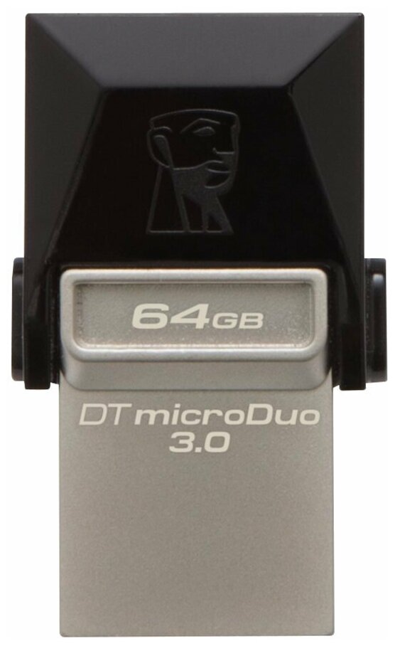 Флеш накопитель 64GB Kingston DataTraveler microDUO, USB 3.0, OTG