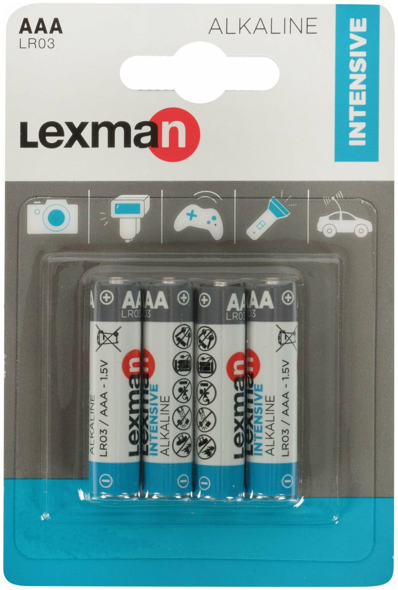 Батарейка алкалиновая Lexman AAA 4 шт.