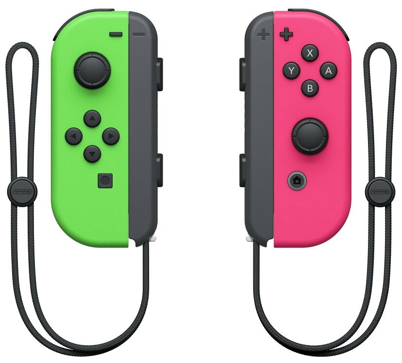 Набор из 2х контроллеров Joy-Con неоновый красный неоновый синий Nintendo Switch