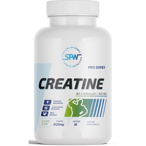 Креатин моногидрат SPW Creatine 90 капсул 625 мг.