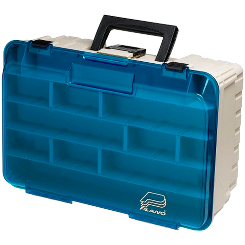 Ящик для рыбалки PLANO 1350-10 44.8х31.1х18.6 см серый/голубой