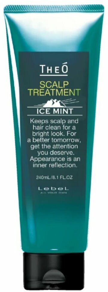 Lebel TheO Scalp Treatment Ice Mint Крем-уход для кожи головы и волос, 240 мл