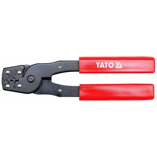пассатижи 250мм yato yt 2254 для обжима и зачистки проводов YATO YT-2255 черный/красный