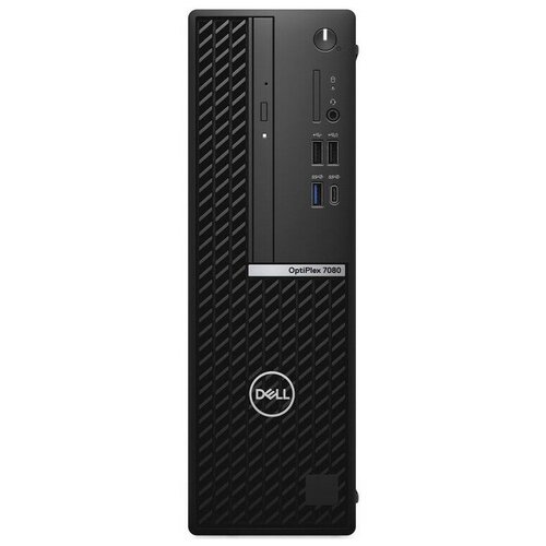 фото Настольный компьютер dell optiplex 7080 sff (7080-6857) intel core i5-10500/8 гб/256 гб ssd/intel uhd graphics 630/linux черный