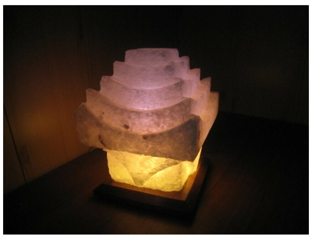 Соляной светильник Китайский домик белая соль 2-3 кг