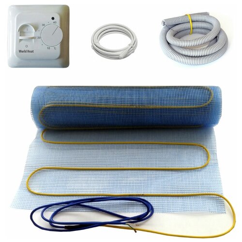 Теплый пол под плитку 2 м кв 300 Вт с терморегулятором 3230₽