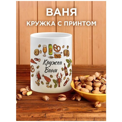 Кружка с мужским именем Иван Ваня
