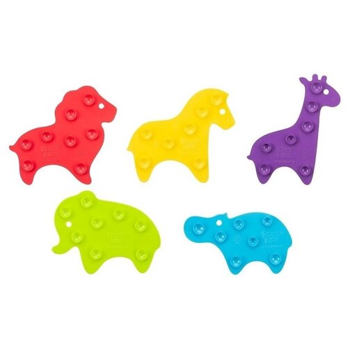 фото Антискользящие мини-коврики для ванны safari от roxy-kids , 5 шт.