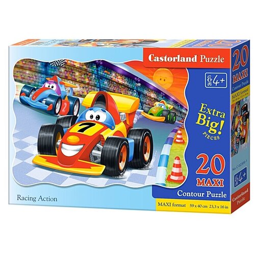 Пазл Castorland Racing (C-02306), 20 дет., мультиколор пазл castorland on another planet с 02344 20 дет